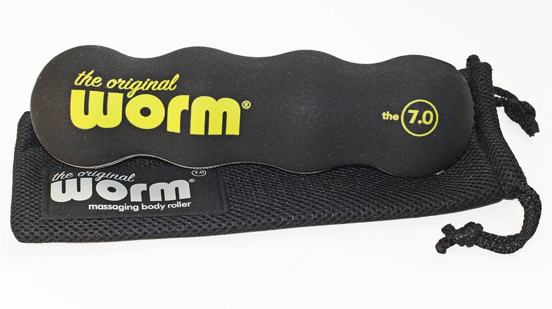 The Original Worm 7.0-Portable Massage Muscle Roller-Black Large - Image 1